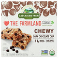 Cascadian Farm Organic Chewy Dark Chocolate Chip Granola Bars, 6 Ct, 1.2 Oz Each