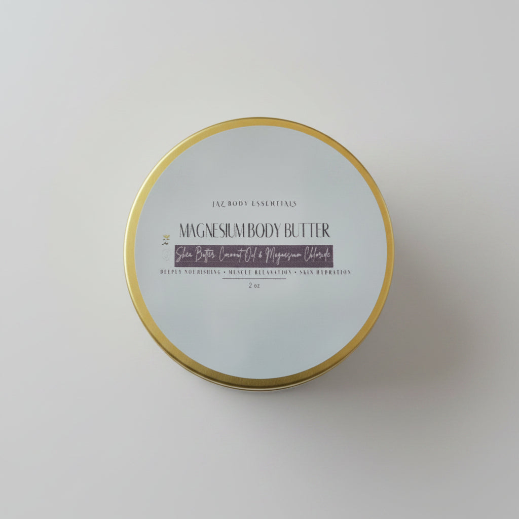 Magnesium Body Butter | Whipped, Non-Greasy & Deeply Moisturizing
